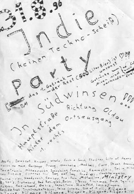 Plakat aus 1996